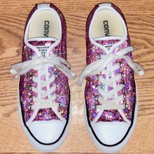 VINTAGE CONVERSE ALL STAR SAMPLE PAIR SEQUIN